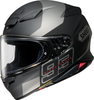 Shoei NXR2 MM93 Collection Rush,  integral helmet,  color: Matt Black/Grey/Silver,  size: XS