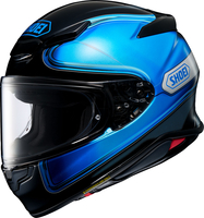 Shoei NXR2 Sheen,  full face helmet,  color: Blue/Black,  size: S