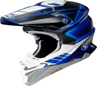 Shoei VFX-WR 06 Jammer,  cross helmet,  color: Black/Blue/White,  size: XXL