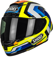 Shoei X-Spirit III Brink,  full face helmet,  color: Neon-Yellow/Blue,  size: XXL