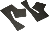 Shoei X-SPR Pro,  comfort-pads soft,  color: Dark Grey,  size: 2 mm