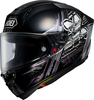 Shoei X-SPR Pro Crosslogo,  full face helmet,  color: Black/White/Grey,  size: M