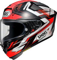 Shoei X-SPR Pro Escalate,  full face helmet,  color: Black/Red/Grey,  size: M