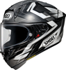 Shoei X-SPR Pro Escalate,  full face helmet,  color: Black/White/Grey,  size: M