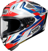 Shoei X-SPR Pro Escalate,  full face helmet,  color: White/Red/Blue/Grey,  size: L