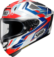Shoei X-SPR Pro Escalate,  full face helmet,  color: White/Red/Blue/Grey,  size: S