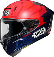 Shoei X-SPR Pro Marquez 7,  integral helmet,  color: Red/Dark Blue/Black,  size: L