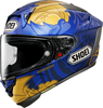Shoei X-SPR Pro Marquez Thai,  full face helmet,  color: Blue/Gold,  size: M