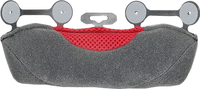 Shoei X-SPR Pro,  neck padding,  color: Dark Grey/Red,  size: XL-XXL
