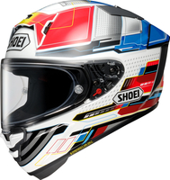 Shoei X-SPR Pro Proxy,  full face helmet,  color: White/Red/Blue/Grey,  size: L