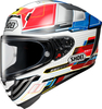 Shoei X-SPR Pro Proxy,  full face helmet,  color: White/Red/Blue/Grey,  size: M