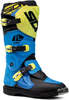 Sidi Flame,  boots kids,  color: Black/Blue/Neon-Yellow,  size: 34 EU