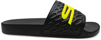 Sidi Pool Slide,  slippers,  color: Black/Neon-Yellow,  size: 45 EU