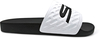 Sidi Pool Slide,  slippers,  color: Black/White,  size: 44 EU