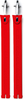 Sidi ST/MX,  straps,  color: Neon-Red,  size: Extra Long