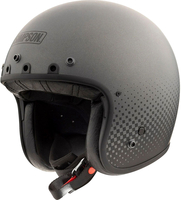 Simpson Chopper Raster,  open face helmet,  color: Grey/Black,  size: XL