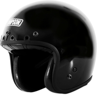 Simpson Chopper Solid,  open face helmet,  color: Black,  size: S