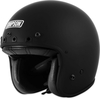 Simpson Chopper Solid,  open face helmet,  color: Matt-Black,  size: M
