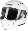 Simpson Darksome Solid,  flip up helmet,  color: White,  size: XXL