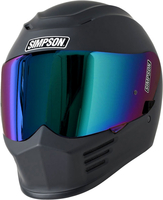 Simpson Speed Solid,  integral helmet,  color: Matt-Black,  size: XXL