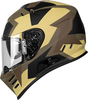Simpson Venom Comanche,  full face helmet,  color: Matt Olive/Brown/Black,  size: S