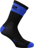 Sixs Logo,  socks unisex,  color: Black/Blue,  size: 36/39