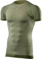 Sixs TS1,  functional shirt shortsleeve unisex,  color: Dark Green,  size: XS/S