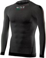 Sixs TS2,  functional shirt long sleeve unisex,  color: Black/Grey,  size: XS/S