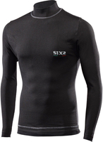 Sixs TS4 Plus,  functional shirt longsleeve unisex,  color: Black/Dark Grey,  size: XS/S