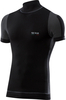 Sixs TS5,  functional shirt shortsleeve unisex,  color: Black/Dark Grey,  size: 3XL/4XL