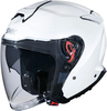 SMK GTJ,  open face helmet,  color: White,  size: S