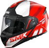 SMK Gullwing Tourleader,  flip-up helmet,  color: Red/White/Black,  size: L