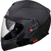 SMK Hybrid,  modular helmet,  color: Matt Black,  size: L