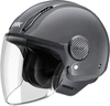 SMK Laminar Solid,  open face helmet,  color: Dark Grey,  size: L