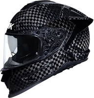 SMK Titan Carbon Solid,  full face helmet,  color: Black,  size: XS