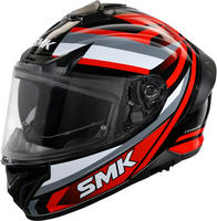 SMK Typhoon Freeride,  integral helmet,  color: Red/Black/White,  size: L