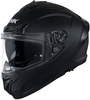 SMK Typhoon Solid,  full face helmet,  color: Matt-Black,  size: M