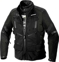 Spidi 4 Season Evo,  textile jacket H2Out,  color: Black/Dark Green,  size: XXL