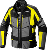 Spidi 4 Season Evo,  textile jacket H2Out,  color: Black/Grey/Neon-Yellow,  size: 4XL