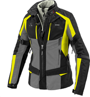 Spidi 4 Season Evo,  textile jacket H2Out women,  color: Black/Grey/Neon-Yellow,  size: M