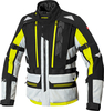 Spidi Allroad,  textile jacket H2Out,  color: Light Grey/Neon Yellow,  size: 4XL