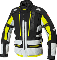 Spidi Allroad,  textile jacket H2Out,  color: Light Grey/Neon Yellow,  size: 4XL