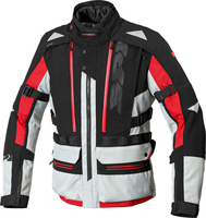 Spidi Allroad,  textile jacket H2Out,  color: Light Grey/Red,  size: L