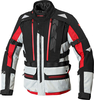 Spidi Allroad,  textile jacket H2Out,  color: Light Grey/Red,  size: XL