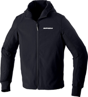 Spidi Armor Evo,  zip hoodie,  color: Black,  size: 3XL