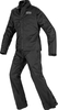 Spidi Basic,  rain suit 2pcs.,  color: Black,  size: L