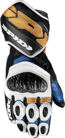 Spidi Carbo 7,  gloves,  color: Blue/Gold,  size: XXL