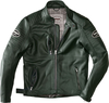 Spidi Clubber,  leather jacket,  color: Green,  size: 58