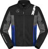 Spidi Corsa Net Windout,  textile jacket,  color: Black/Grey/Blue,  size: 3XL