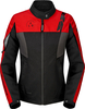 Spidi Corsa,  textile jacket H2Out women,  color: Black/Grey/Red,  size: XXL